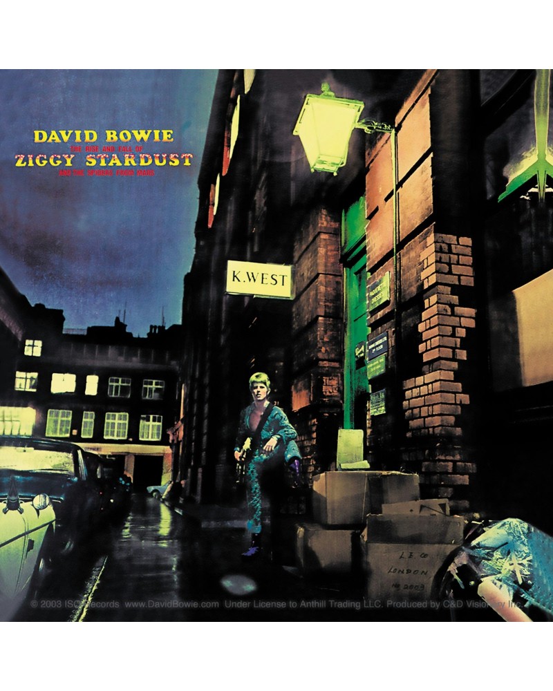 David Bowie Ziggy Stardust 4"x4" Sticker $0.88 Accessories