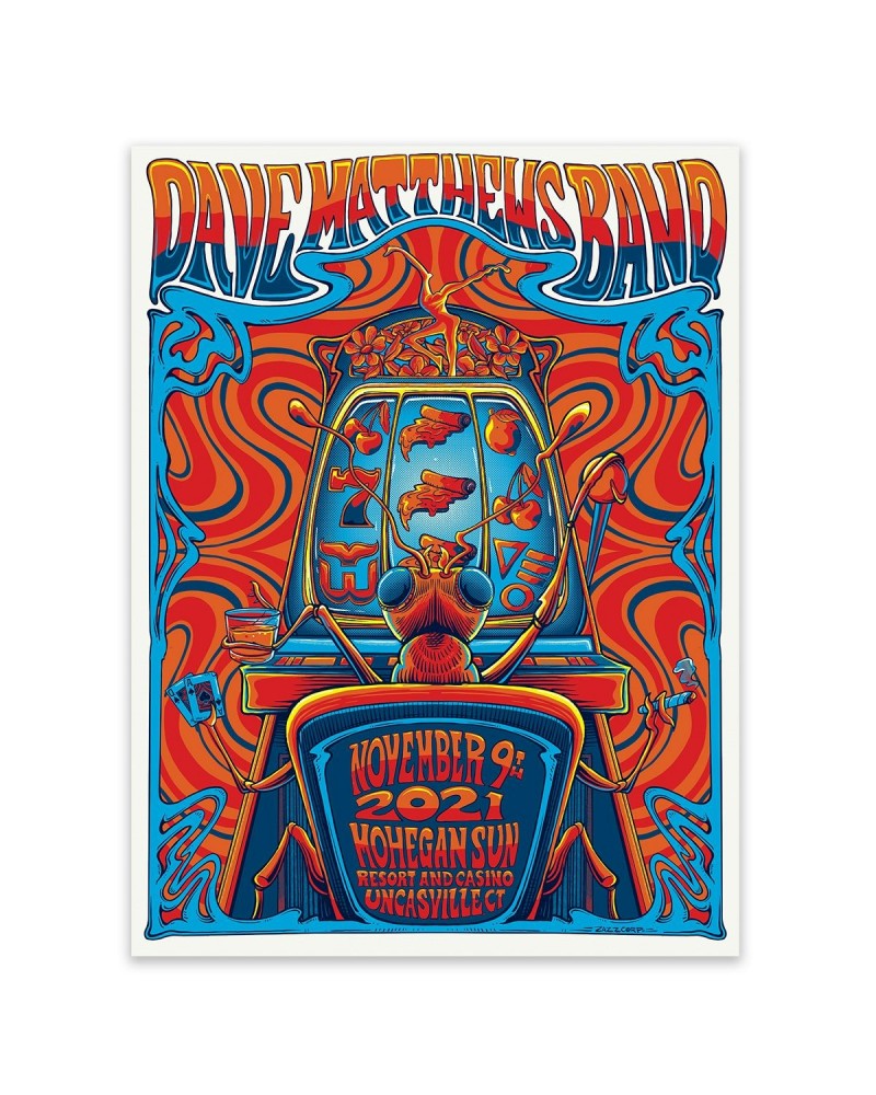Dave Matthews Band Show Poster Uncasville CT 11/9/2021 $26.40 Decor