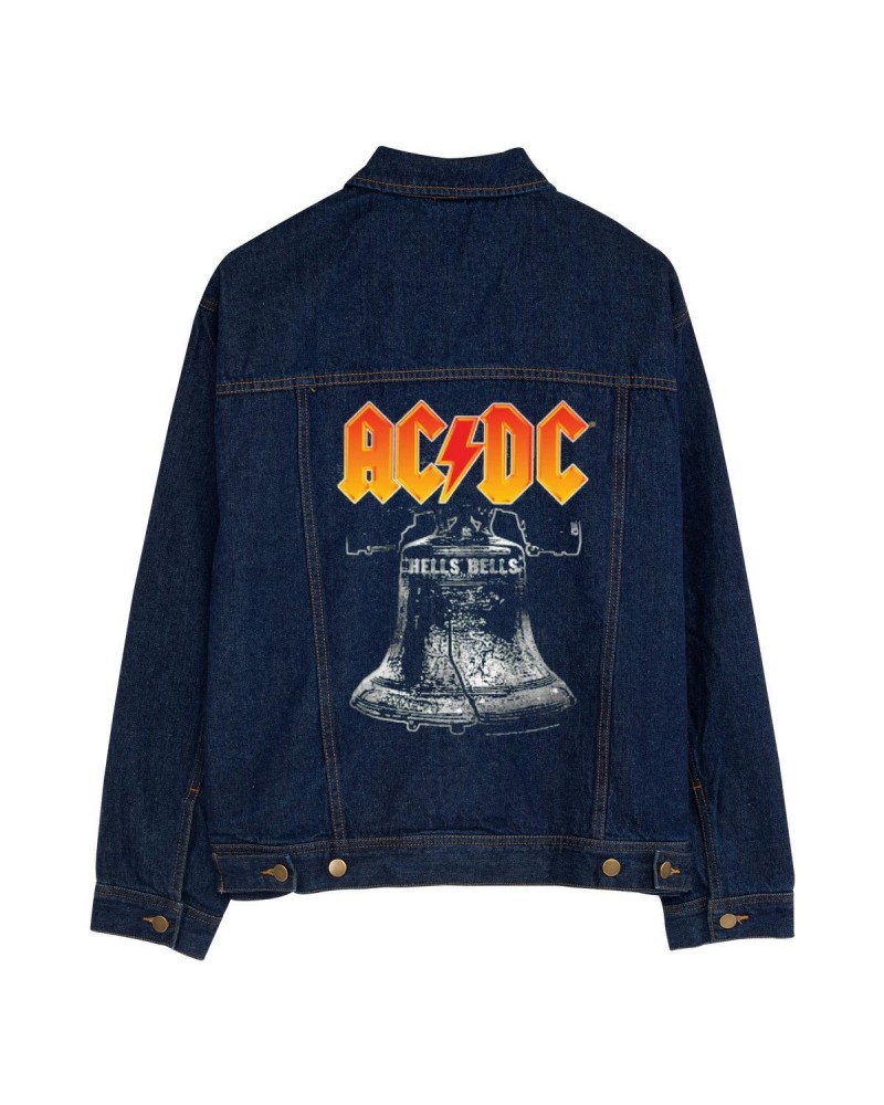 AC/DC Hells Bells Personalized Jean Jacket $60.00 Outerwear