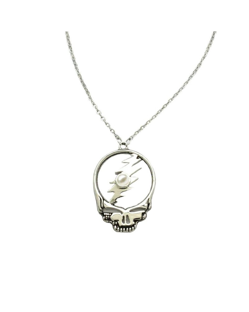 Grateful Dead Stealie June Pearl Birthstone Necklace $29.40 Accessories