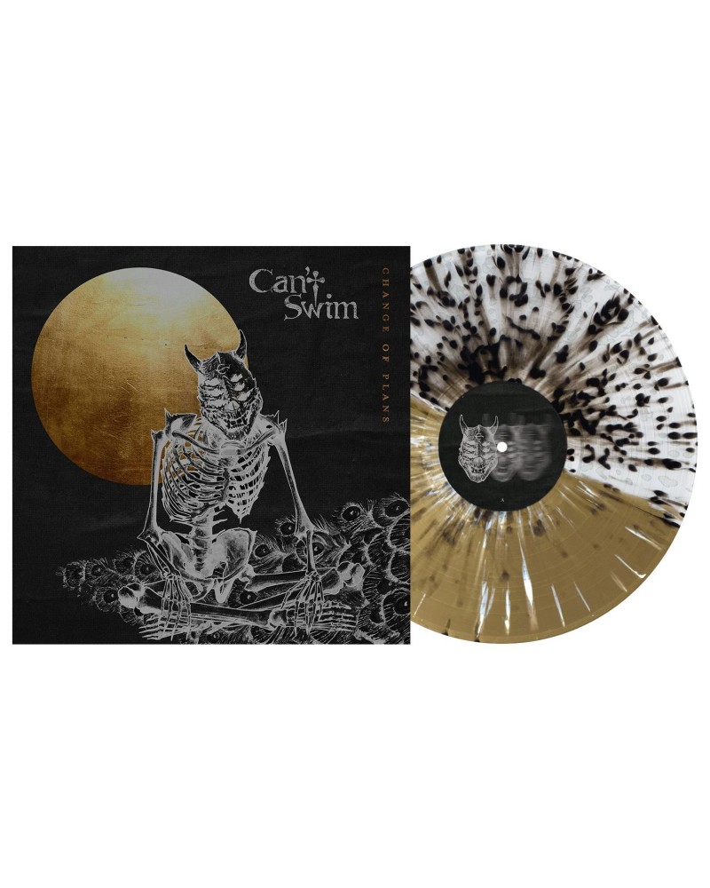 Can't Swim Change Of Plans 12" Vinyl (Half Clear/Half Gold w/ Heavy Black and Silver Splatter) $8.98 Vinyl