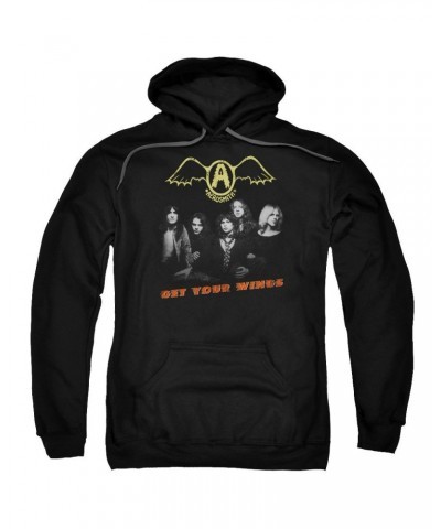Aerosmith Hoodie | GET YOUR WINGS Pull-Over Sweatshirt $16.10 Sweatshirts