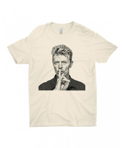 David Bowie T-Shirt | Bowie Black And White Photo Shirt $9.73 Shirts