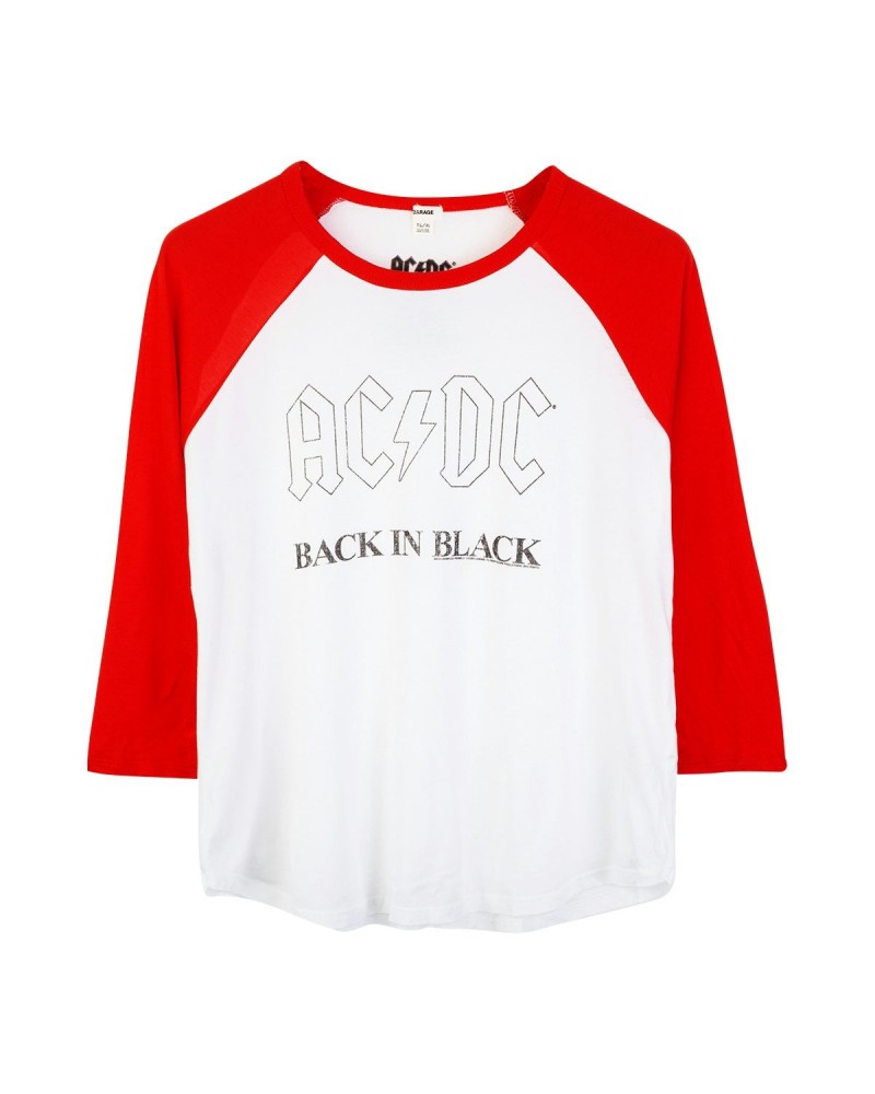 AC/DC Kids Back in Black White Raglan $2.30 Shirts