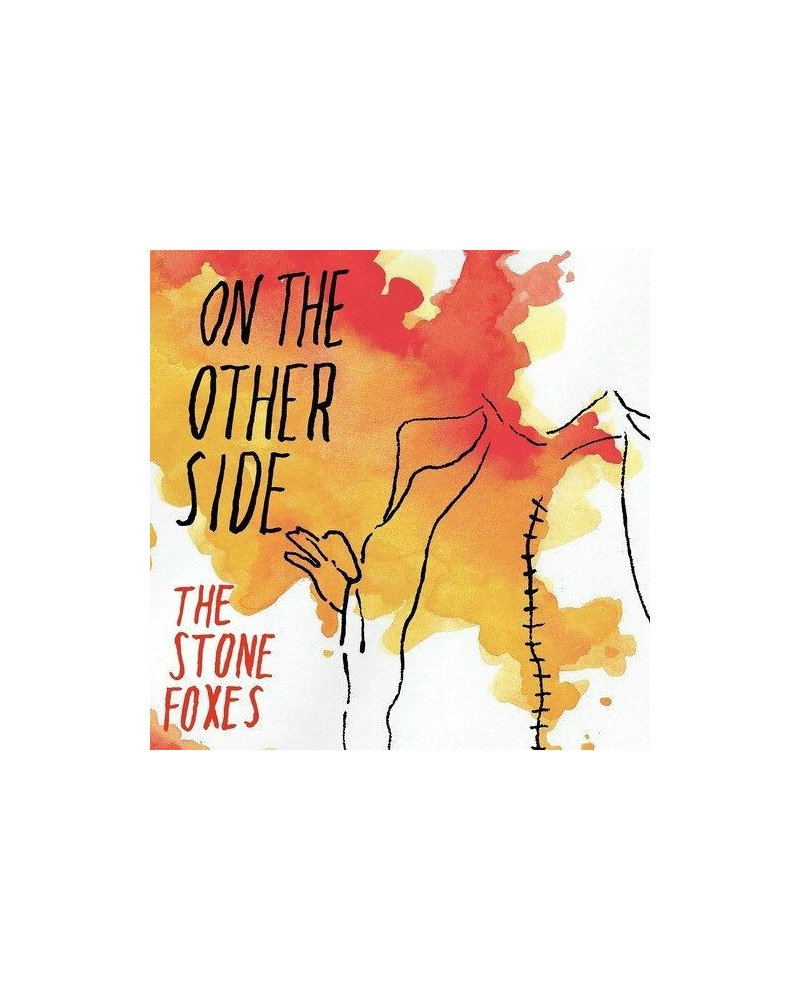 The Stone Foxes ON THE OTHER SIDE - YELLOW ORANGE SWIRL Vinyl Record $6.63 Vinyl